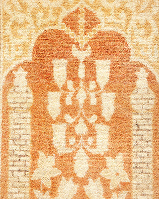 Traditional Mogul Brown Wool Area Rug 8' 2" x 10' 7" - Solo Rugs