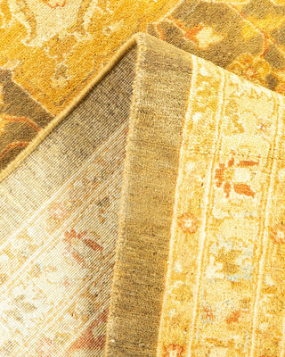 Traditional Mogul Green Wool Runner 8' 2" x 13' 2" - Solo Rugs