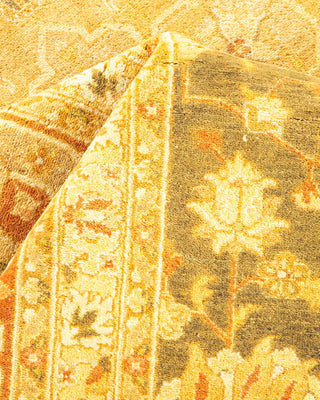 Traditional Mogul Green Wool Runner 8' 2" x 13' 2" - Solo Rugs