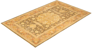 Traditional Mogul Green Wool Runner 8' 2" x 13' 2" - Solo Rugs