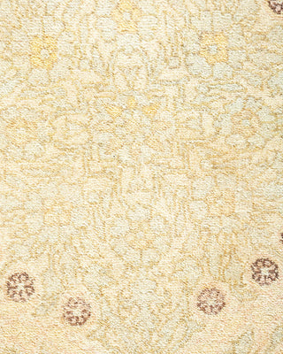 Traditional Mogul Ivory Wool Area Rug 8' 3" x 10' 5" - Solo Rugs