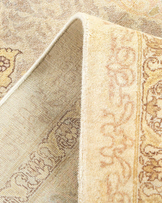 Traditional Mogul Ivory Wool Area Rug 8' 3" x 10' 5" - Solo Rugs