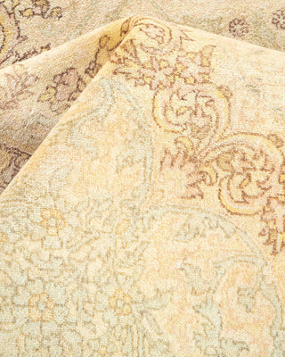 Traditional Mogul Ivory Wool Area Rug 8' 3" x 10' 5" - Solo Rugs