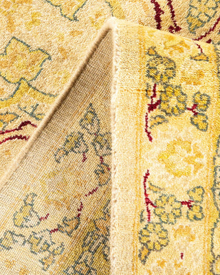 Traditional Mogul Ivory Wool Area Rug 8' 1" x 10' 2" - Solo Rugs