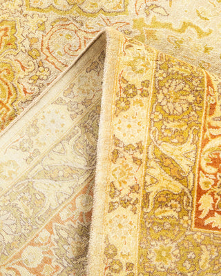 Traditional Mogul Ivory Wool Area Rug 8' 0" x 9' 10" - Solo Rugs