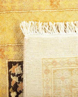 Traditional Mogul Ivory Wool Square Area Rug 8' 2" x 8' 4" - Solo Rugs