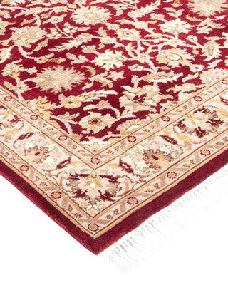 Traditional Mogul Red Wool Runner 2' 7" x 12' 5" - Solo Rugs