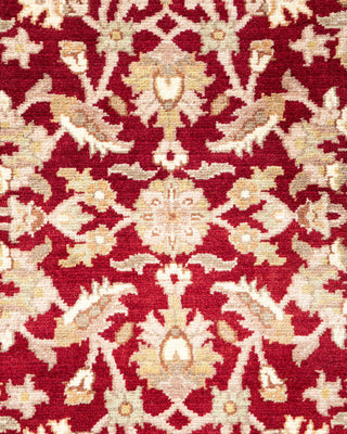 Traditional Mogul Red Wool Runner 2' 7" x 12' 5" - Solo Rugs