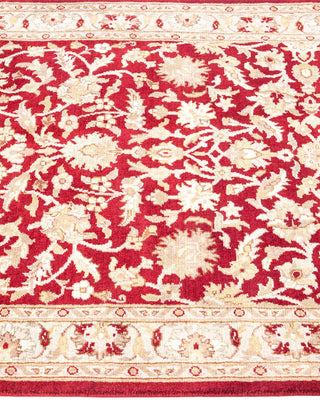 Traditional Mogul Red Wool Runner 2' 7" x 12' 5" - Solo Rugs