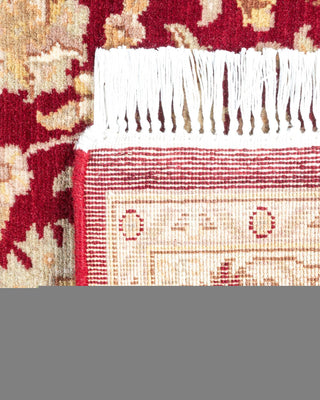 Traditional Mogul Red Wool Runner 2' 7" x 12' 5" - Solo Rugs