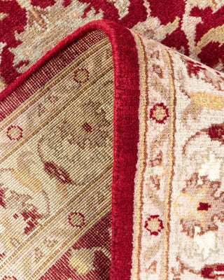 Traditional Mogul Red Wool Runner 2' 7" x 12' 5" - Solo Rugs