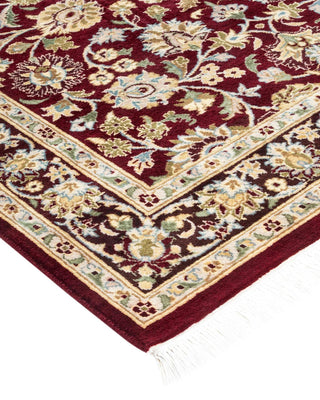 Traditional Mogul Red Wool Area Rug 3' 1" x 5' 2" - Solo Rugs