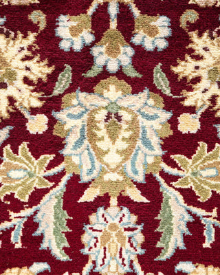 Traditional Mogul Red Wool Area Rug 3' 1" x 5' 2" - Solo Rugs