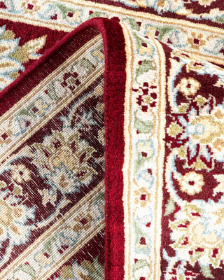 Traditional Mogul Red Wool Area Rug 3' 1" x 5' 2" - Solo Rugs