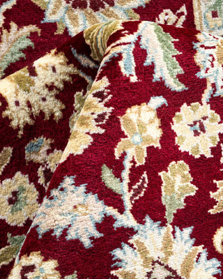 Traditional Mogul Red Wool Area Rug 3' 1" x 5' 2" - Solo Rugs