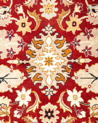Traditional Mogul Red Wool Area Rug 3' 1" x 5' 2" - Solo Rugs