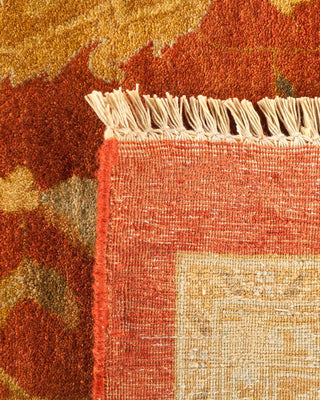Traditional Mogul Orange Wool Area Rug 12' 2" x 17' 10" - Solo Rugs
