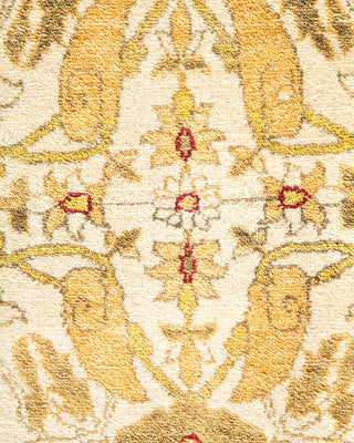 Traditional Mogul Ivory Wool Area Rug 8' 1" x 10' 3" - Solo Rugs