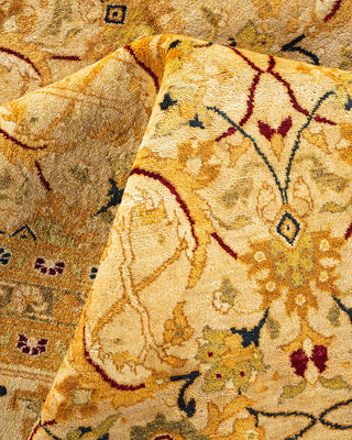Traditional Mogul Ivory Wool Area Rug 8' 2" x 10' 4" - Solo Rugs