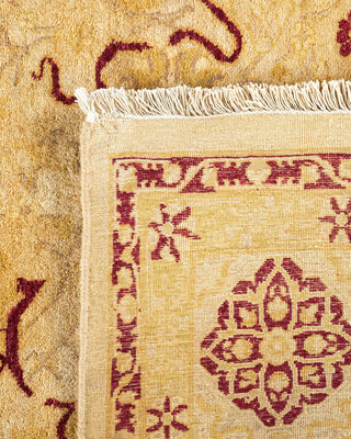 Traditional Mogul Ivory Wool Area Rug 8' 2" x 10' 5" - Solo Rugs
