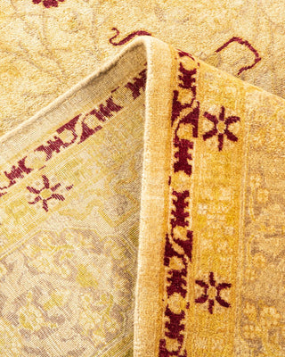 Traditional Mogul Ivory Wool Area Rug 8' 2" x 10' 5" - Solo Rugs
