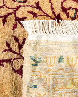 Traditional Mogul Ivory Wool Area Rug 7' 10" x 10' 8" - Solo Rugs