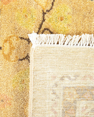 Traditional Mogul Ivory Wool Area Rug 8' 1" x 9' 9" - Solo Rugs