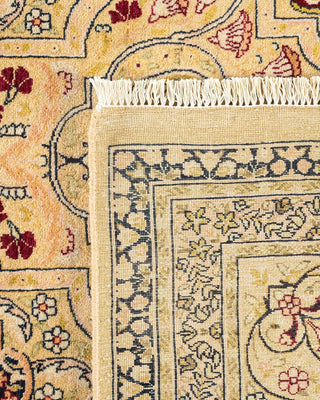 Traditional Mogul Ivory Wool Area Rug 7' 10" x 10' 1" - Solo Rugs