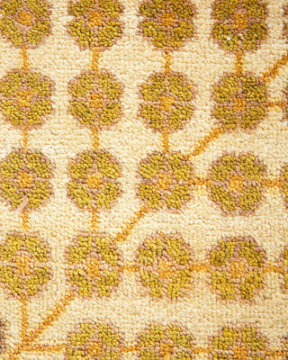 Traditional Mogul Ivory Wool Area Rug 8' 1" x 10' 1" - Solo Rugs