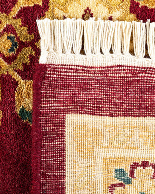 Traditional Mogul Red Wool Area Rug 8' 3" x 9' 10" - Solo Rugs
