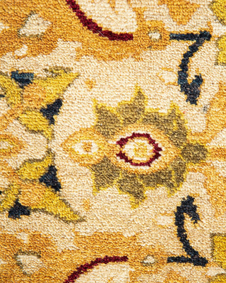 Traditional Mogul Ivory Wool Area Rug 8' 2" x 10' 3" - Solo Rugs