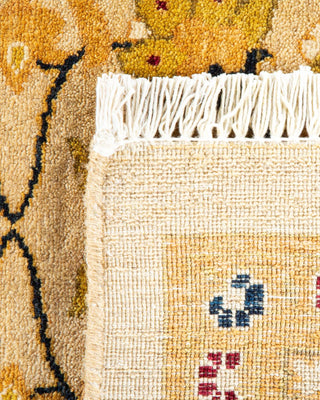 Traditional Mogul Ivory Wool Area Rug 8' 2" x 10' 3" - Solo Rugs