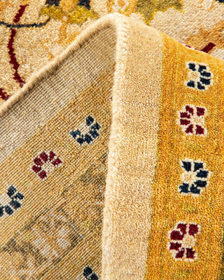 Traditional Mogul Ivory Wool Area Rug 8' 2" x 10' 3" - Solo Rugs