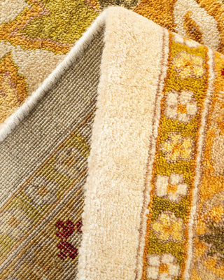 Traditional Mogul Ivory Wool Area Rug 8' 1" x 10' 2" - Solo Rugs