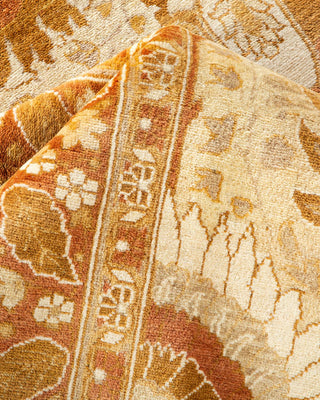 Traditional Mogul Ivory Wool Area Rug 8' 2" x 10' 4" - Solo Rugs