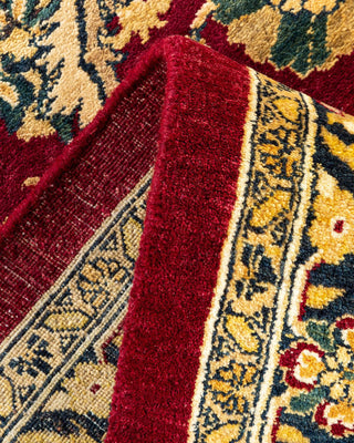 Traditional Mogul Red Wool Area Rug 8' 2" x 10' 3" - Solo Rugs