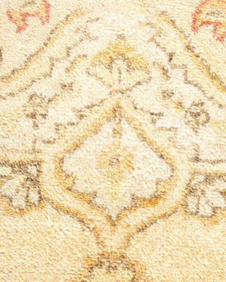 Traditional Mogul Ivory Wool Area Rug 8' 1" x 10' 2" - Solo Rugs
