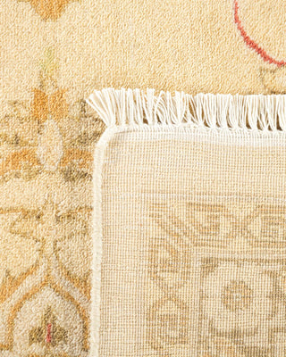 Traditional Mogul Ivory Wool Area Rug 8' 1" x 10' 2" - Solo Rugs