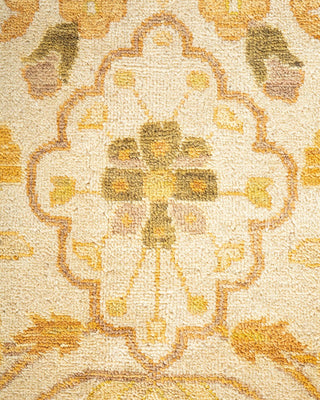 Traditional Mogul Ivory Wool Area Rug 8' 1" x 10' 3" - Solo Rugs
