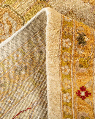 Traditional Mogul Ivory Wool Area Rug 8' 1" x 10' 3" - Solo Rugs