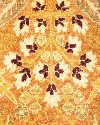 Traditional Mogul Brown Wool Area Rug 6' 3" x 9' 2" - Solo Rugs