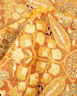 Traditional Mogul Brown Wool Area Rug 6' 3" x 9' 2" - Solo Rugs