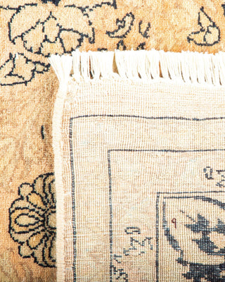 Traditional Mogul Beige Wool Area Rug 4' 8" x 7' 1" - Solo Rugs