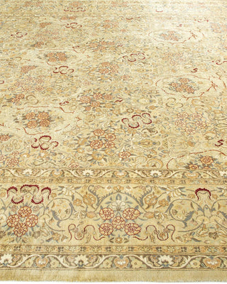 Traditional Mogul Ivory Wool Area Rug 8' 2" x 9' 10" - Solo Rugs