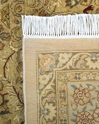 Traditional Mogul Ivory Wool Area Rug 8' 2" x 9' 10" - Solo Rugs