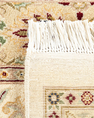 Traditional Mogul Ivory Wool Area Rug 9' 2" x 11' 10" - Solo Rugs