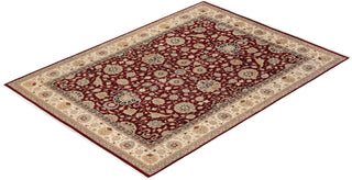 Traditional Mogul Re Wool Area Rug 9' 1" x 12' 5" - Solo Rugs