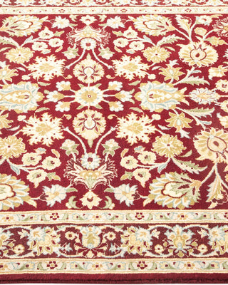 Traditional Mogul Red Wool Area Rug 3' 1" x 5' 2" - Solo Rugs