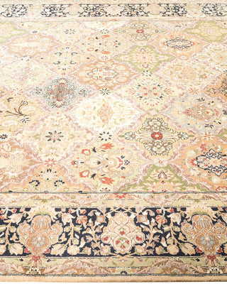 Traditional Mogul Yellow Wool Runner 6' 3" x 13' 10" - Solo Rugs