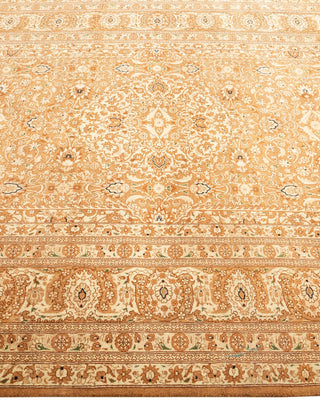 Traditional Mogul Brown Wool Area Rug 5' 2" x 7' 8" - Solo Rugs